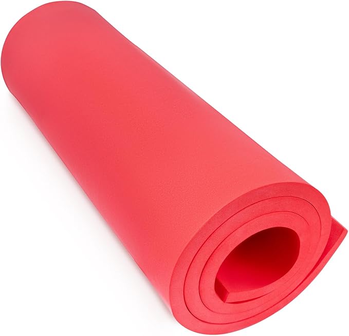 Do²ping Red Eva Foam Sheets Roll, 10mm EVA Craft Foam 39''x13.9'' High Density by Do%C2%B2ping