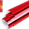 WRAPXPERT Chrome Red Vinyl, No Bubble Mirror, by WRAPXPERT