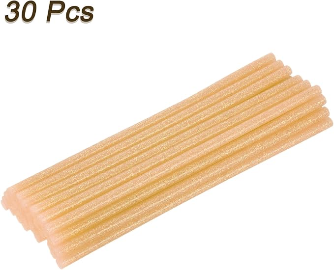 uxcell 30pcs Full Size Hot Glue Gun Sticks 8-inch x 0.27-inch High Sticky Small - Image 3