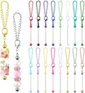 16PCS Beadable Keychain Bar Bulk, Metal Blank Beaded Keychain Bar by FDKYOEK