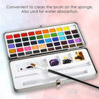 Grabie 50 Colors Watercolor Paint Set, Detail Paint Brush Included, Watercolor - Image 6