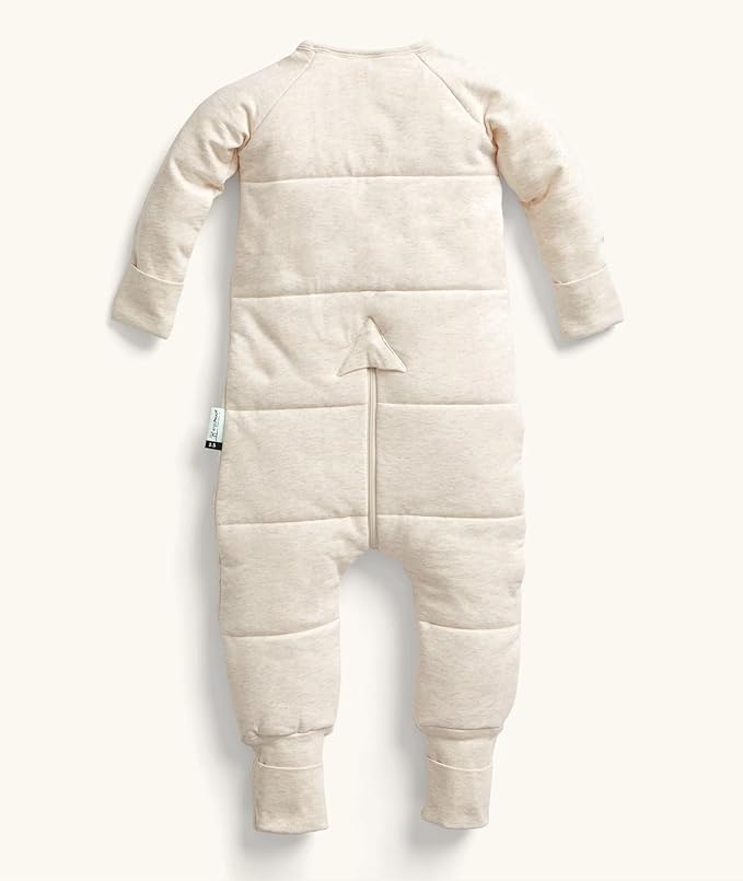 ergoPouch 3.5 TOG Sleeping For Baby Girl and Baby Boy - Sleeping Provide Ultimate Comfort - Easy Diaper Changes - Made with Breathable Materials (12-24 Months, Oatmeal Marle)