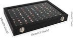 Wudygirl 100 Slot Ring Holder Display Case - Image 6