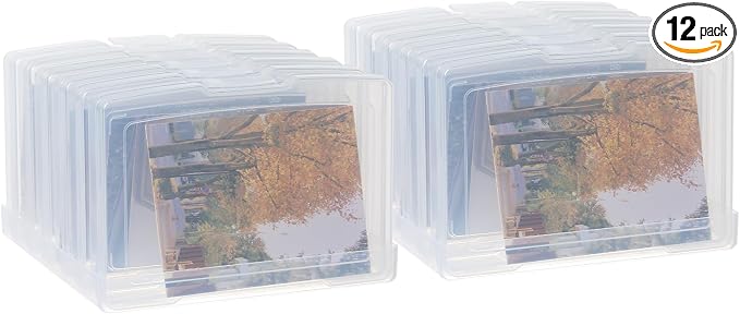 novelinks 6 Pcs 4"x6" Plastic Photo Storage Boxes by novelinks