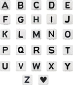 YMSDZHL Alphabet Beads A-Z 1200+Pcs Letter Beads, Acrylic 4x7mm Round Letter - Image 4
