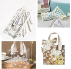 XHT 8 Pcs Daisy Jelly Vinyl, 21cmx30cm Waterproof Transluscent Glitter Flower - Image 7