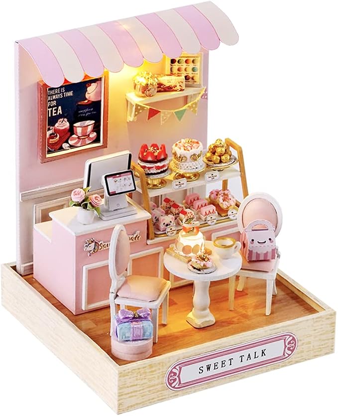 Flever Dollhouse Miniature DIY House Kit Creative Room by Flever
