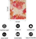FUNKAKA Tie Dye HTV Heat Transfer Vinyl Bundle, 10 Sheets HTV Vinyl - Image 3