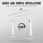 Veken 63×23.6 Inch Large Electric Standing Desk, Gaming Table, Suit students - Image 4