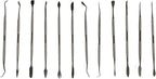 TAURISH 12 Piece Stainless Steel Wax Carver Tool Set Double Ended by TAURISH