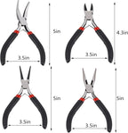 URSKYTOUS 4Pcs Jewelry Pliers Set Jewelry Making Pliers Tools Kit Include - Image 4