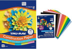 Tru-Ray Heavyweight Construction Paper, Hot Assorted Colors, 50 Sheets & by Tru-Ray%C2%AE