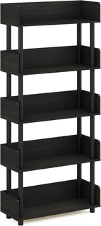 Furinno TURN-N-TUBE 5-Tier Display Shelf, Storage Shelves, Book Shelf, Open - Image 5