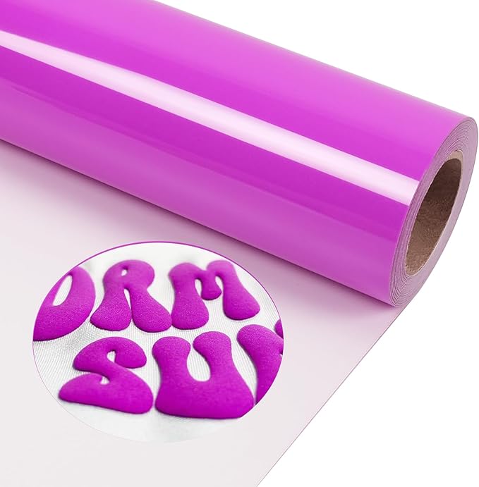 TORC Purple Puff 3D HTV Vinyl Heat Transfer, Silhouette | DIY Crafts, Apparel by TORC
