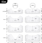 12pcs Tshirt Ruler Guide for Vinyl Alignment, T Shirt Measurement Accessories - Image 2