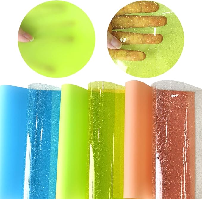 ONEART | Clear A4 Candy Color Jelly Vinyl Sheets - Image 2