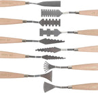 CONDA Palette Knife Set -10Pcs Stainless Steel Spatula Pallet Knife Painting - Image 4