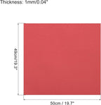 MECCANIXITY EVA Foam Sheets Bright Red 19.7 Inch x 19.3 Inch 1mm Thick Crafts - Image 2