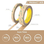 3M 300LSE Double Sided Tape 0.5" x 36Ft, Laptop & Phone Repairs, Leather Work - Image 8