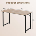 PayLessHere | 47 Inch Computer Desk | Nature | Office Desk - Image 3