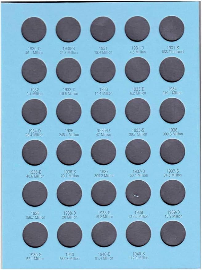 Whitman US Lincoln Cent Coin Folder Four Volume Set 1909 - Image 4
