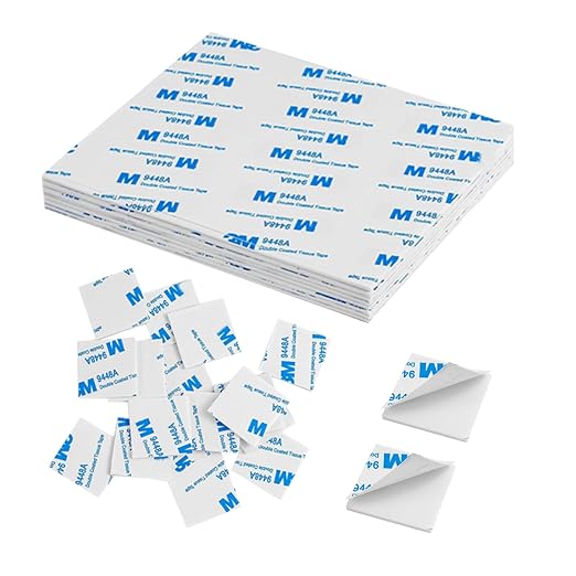 100Pcs Double Sided Foam Tape, Square Sticky Double Sided Adhesive Pads by YGPHO