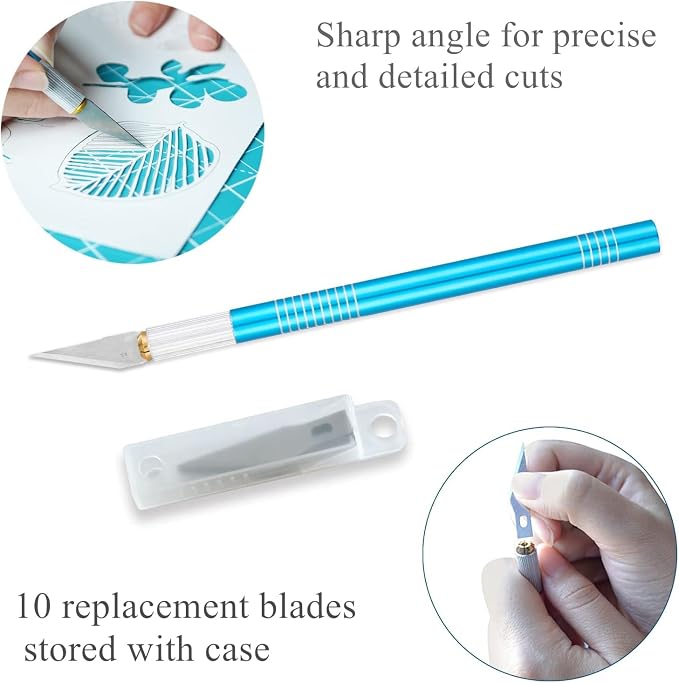 39 Pcs Rotary Cutter Set- Quilting Kit incl. 45mm Fabric Cutter - Image 6