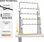 ORLESS 2 Pcs Jewelry Display for Vendors, Earring Display Stand for Selling - Image 7