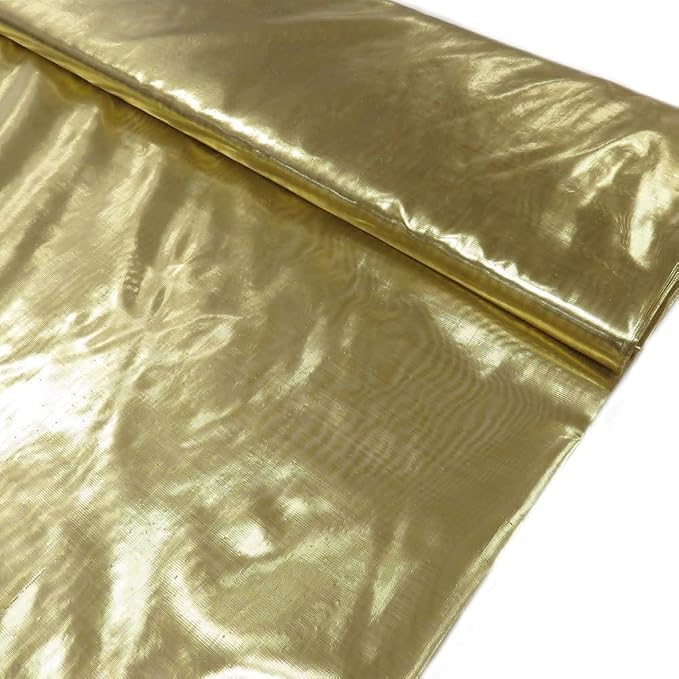 Valentina Textile inc Nylon Metallic Tissue Lame Fabric by VALENTINATEXTILEINC