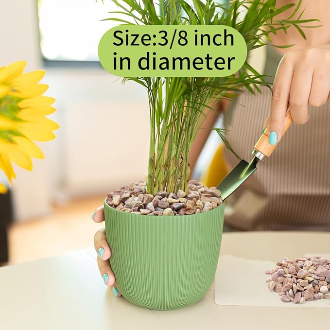 FANTIAN 10 LB Natural Pea Gravel Small Pebbles - Image 2