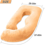 60 Inch Pregnancy Pillow for Sleeping, Extra Large U Shaped Body Pillow - Image 3