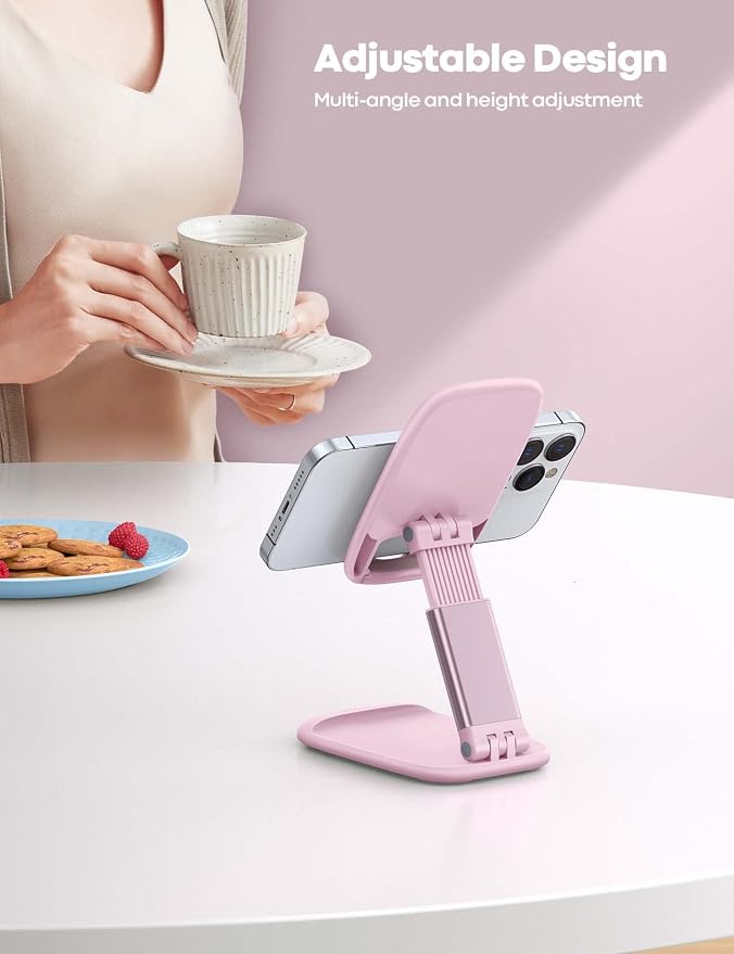 Lamicall Pink Phone Holder, Desk Accessories - Image 2