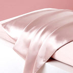 Pink Silk Pillowcase - Image 4