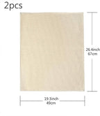 Pllieay 2PCS 26.4 x 19.3 Inch Tufting Cloth Needlework Fabric Punch Needle - Image 2