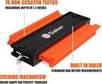 Saker Contour Gauge Profile Tool- Adjustable Lock-Precisely Copy Irregular - Image 7