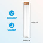 PATIKIL 100ml Test Tubes - Image 2