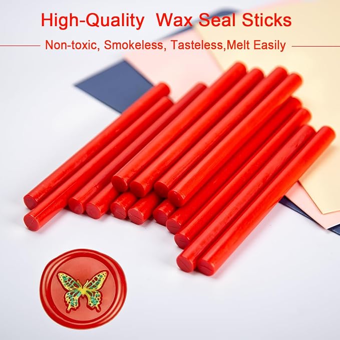 Wax Seal Stick, 15 Pieces Glue Gun Wax Seal Sticks - Image 2