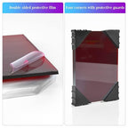 5 Pack Acrylic Sheet Red Transparent Colored Translucent Sheets Easy to Cut - Image 6