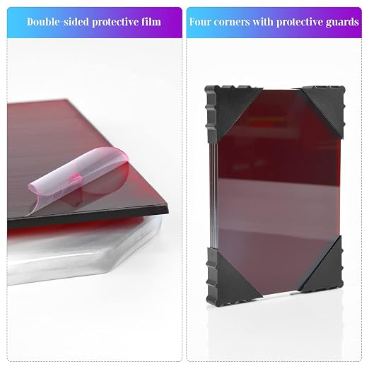 5 Pack Acrylic Sheet Red Transparent Colored Translucent Sheets Easy to Cut - Image 6