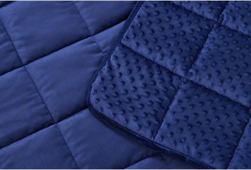 TONGDADA Minky Weighted Blanket | 40''x60'', 10lbs | Cozy and Soft Minky - Image 4