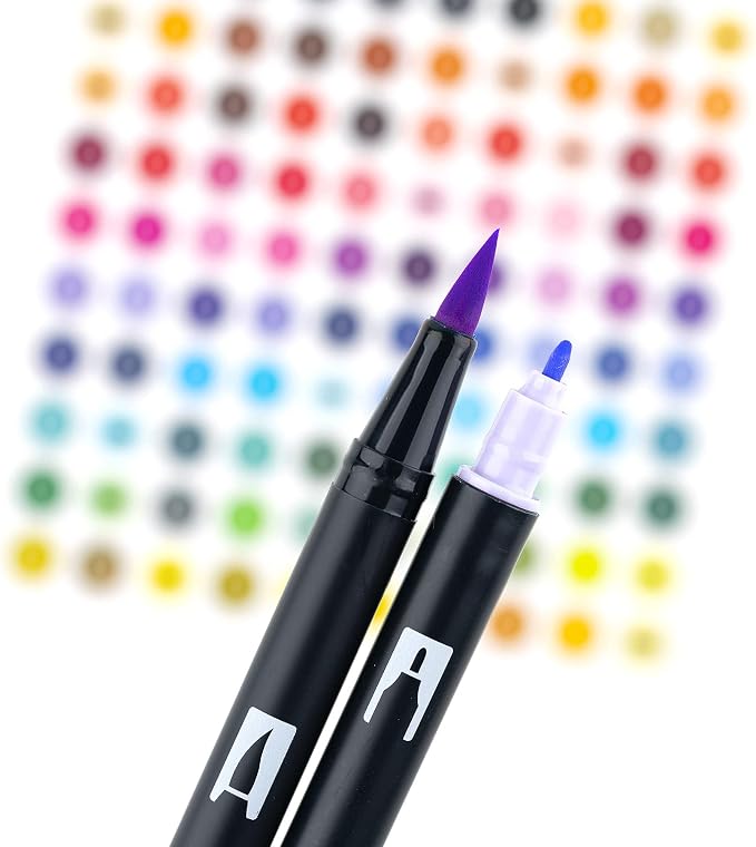 Tombow 56187 Dual Brush Pen Art Markers, Brush and Fine Tip Markers - Image 6