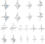 Craftdady Tibetan Style Antique Silver Alloy Pendants Cute Metal Dangle Charms - Image 8