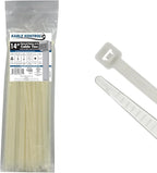 Kable Kontrol Heavy Duty Cable Zip Ties 100 Pcs 14 Inch, Natural White by KABLEKONTROL%C2%AE