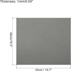 MECCANIXITY EVA Foam Sheets Gray 19.7 Inch x 19.3 Inch 1mm Thick Crafts Foam - Image 2