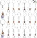 UNICRAFTALE 20Pcs Mini Glass Bottles 2ml Glass Vials by UNICRAFTALE