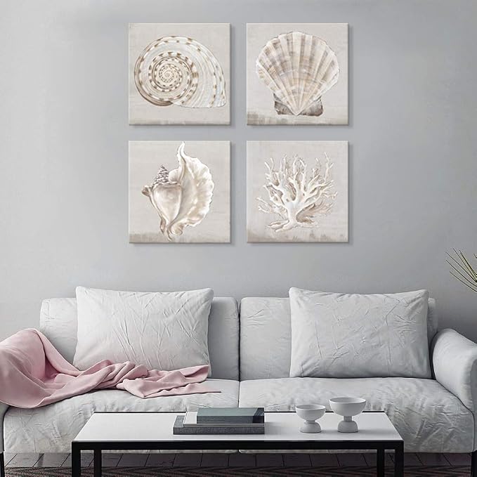 JAPO ART Ocean Art by PI Creative Art Modern Canvas Print Wall Pictures Vintage - Image 5