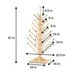 Jonti-Craft 0488JC Puppet Tree for 33 Puppets - Image 2