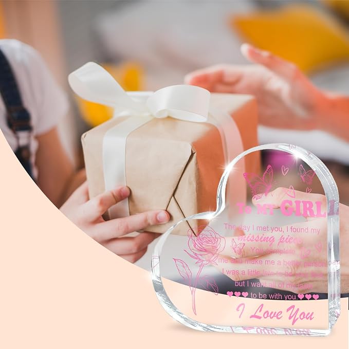 Love Heart Shaped Acrylic for Women, Anniversary Valentine's Day Gift, Couple - Image 5