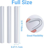 ENPOINT 48 Pack Metallic Silver Bulk Hot Glue Sticks, 0.43 x 4 in Hot Melt Glue - Image 2