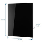 KAITELA Black Acrylic Sheet 18" x 24" Cast Plexiglass Panel 1/8" Thick Plastic - Image 3